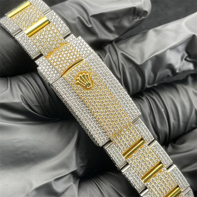  Studded BussDown Luxury Moissanite Iced Out Watch Expensive