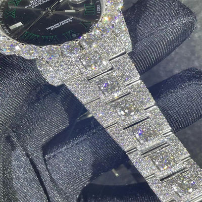 Luxury Design Moissanite Watch  OEM Diamond Watches For Men