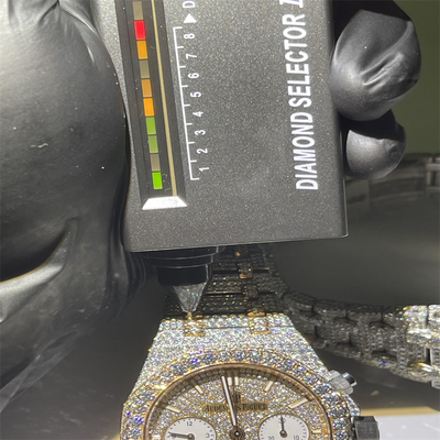 Automatic Bling Moissanite AP Watch