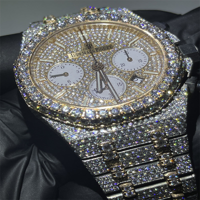 Automatic Bling Moissanite AP Watch