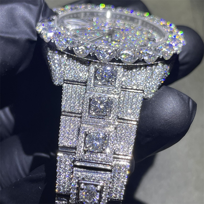 Bust Down Diamond Studded Watch